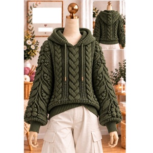Pulls 100% acrylique ou coton, calibre 12, pour femmes, très tendance, style décontracté, pour la saison hivernale, fournisseur du Bangladesh. - Product Image 2
