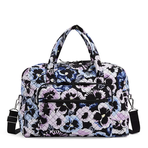Sac de voyage en polyester imprimé à pois colorés avec bandoulière réglable pour les week-ends sportifs et le transport quotidien - Product Image 5