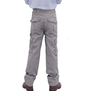 Pantalones de Trabajo de Algodón Perforado FR para Hombre, Pantalones Resistentes al Fuego, Pantalones de Seguridad Industrial de Alta Resistencia - Product Image 3