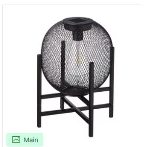 Modern <b>Black</b> Metal <b>Lantern</b> Candle Holder Cutwork Tealight Decor Elegant Home Centerpiece Design Piece - Product Image 6