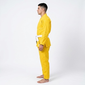 Uniforme de Jiu Jitsu Brasileño de Alta Calidad y Resistencia, Tejido Dorado, Transpirable, para Competencia, Kimono BJJ - Product Image 3