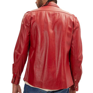 Chemises en cuir pour hommes, design unique, nouvelle collection, grandes tailles, séchage rapide, prix de gros. - Product Image 4