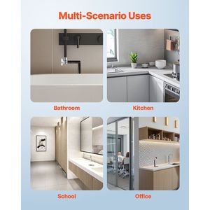 Confezione da 10 Valvole di Chiusura Angolari a Compressione PEX da 1/2'' x 3/8'' OD, a 1/4 di Giro, in Ottone Cromato - Product Image 6