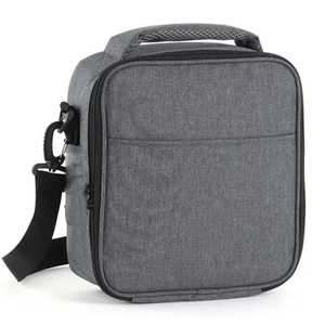 Sac à lunch isotherme personnalisé avec logo imprimé pour hommes et femmes, sac isotherme souple doublé de papier aluminium pour le bureau, le travail, l'école, les pique-niques et la conservation des aliments - Product Image 1