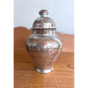 Direct Factory Sale Elegant Shiny Silver Metal <b>Ginger</b> <b>Jar</b> Large Size Tabletop Flower Decoration Elegant Design In Lowest Price - Product Image 3