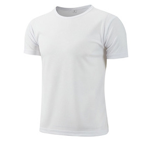 เสื้อยืดโพลีเอสเตอร์ 100% ราคาส่ง ถูก คุณภาพดี สำหรับวิ่งมาราธอน ฮิปฮอป เป็นมิตรกับสิ่งแวดล้อม น้ำหนักเบา แห้งเร็ว ระบายอากาศได้ดี พิมพ์ลายกีฬา รับสกรีนโลโก้ - Product Image 3