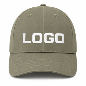 Custom Embroidered Polyester/Cotton Baseball Cap Black Curved Brim Fitted Unisex Street Breathable Waterproof Promotional Hat - Product Image 1