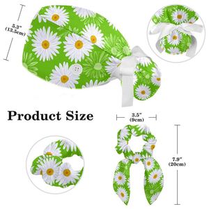 Nuevo Conjunto de Gorros Quirúrgicos de Algodón Estampado, Ajustables, para Enfermeras, Cirujanos, Médicos y Hospitales - Product Image 6