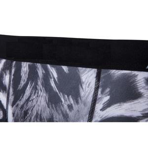 Pantalones cortos deportivos para hombre y mujer, Shorts de compresión con sublimación de León personalizados, elásticos, para entrenamiento y Culturismo - Product Image 3