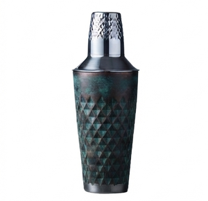Coctelera de Acero Inoxidable Hecha a Mano con Base de Latón para Hotel y Bar, para Alcohol y Vino, Artículos de Bar Premium - Product Image 2