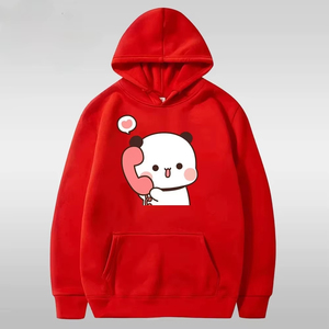 Ensemble de sweats à capuche assortis pour couple, imprimé mignon, cadeau pour les amoureux, sweat-shirt amusant unisexe, sweat-shirt en polaire décontracté pour couples, vêtements décontractés - Product Image 5