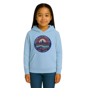 Sudadera con Capucha para Mujer Jack Jill, Color Azul Claro, con Forro Brillante, de Poliéster/Algodón, para Invierno, Informal, de Manga Larga, para Uso Diario - Product Image 1