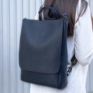 Sac à dos pour ordinateur portable en cuir véritable de qualité supérieure pour femmes avec un design tendance, toutes les couleurs, sacs à dos en cuir à la mode - Product Image 5