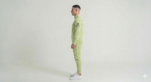 Ensemble de survêtement uni pour homme, très populaire, personnalisable, en polyester et coton, pour le sport et le jogging, coupe oversize et ajustée - Product Image 4