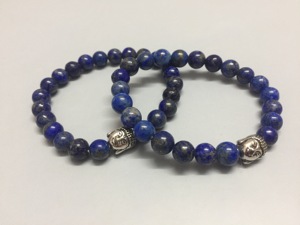 Bracelet en pierres précieuses de lapis-lazuli, bijoux en agate en gros pour cadeau, acheter en ligne chez Amayra Crystals Exports India - Product Image 4