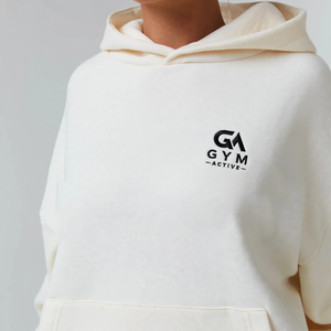 Chándal Deportivo Informal de Invierno para Mujer, Transpirable, Ligero, de Poliéster, con Capucha, Cordón Ajustable, Bolsillos Laterales Completos, Marca GYM ACTIVE - Product Image 2