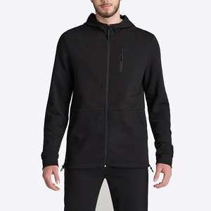 Sweat à capuche sur mesure à manches longues avec fermeture éclair, coupe-vent, édition 2026 la plus récente, en tissu polaire, pour hommes - Product Image 1