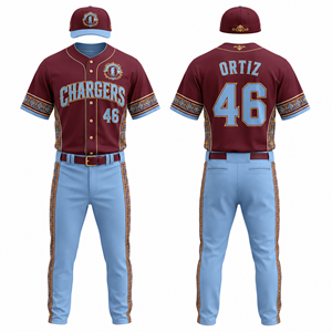 Club Baseball Uniform Custom Wholesale Outfield Diamond Ballgame Warmup DugoutStyle SeasonReady Jersey <b>Pants</b> Set Kit Top Apparel - Product Image 4