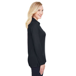 Chemises de golf pour femmes, personnalisées, OEM, écologiques, respirantes, à séchage rapide, polyester/coton 220g, vente en gros, uniformes sportifs blancs - Product Image 5