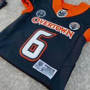 Maillot <span class=keywords><strong>de</strong></span> football américain pour jeunes <span class=keywords><strong>de</strong></span> l'Académie, ensemble 24 vert et noir, sans manches, col en V, uniforme anti-humidité pour garçons - Product Image 2