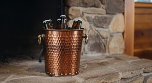 Dark Finished Copper Ice Buckets For Restaurant And Hotel Drink <b>Serving</b> And Cooling Or Gifting Option For Luxury Bar - Product Image 4