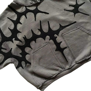 Sudadera con Capucha de Diseño Personalizado, Estilo Oversize, Lavado Ácido, Impresión Digital, para Hombre, al Mejor Precio - Product Image 6