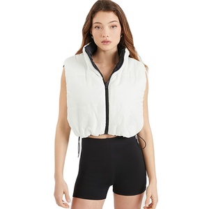 Chaqueta de invierno acolchada sin mangas para mujer, de punto transpirable con cremallera completa, novedad 2026, venta al por mayor OEM, gran éxito de ventas - Product Image 5