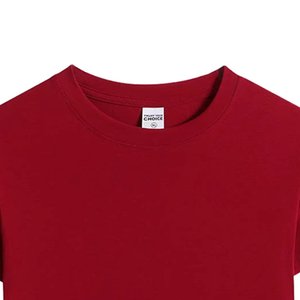 เสื้อยืดผู้หญิงคุณภาพสูงแบบใหม่ เนื้อผ้ายืดหยุ่น ผลิตจากเส้นด้ายคอตตอนผสมสแปนเด็กซ์ ระบายอากาศได้ดี สีชมพูพื้น ผลิตโดยผู้ผลิตเสื้อผ้าแบบย้อมสีพื้น - Product Image 5