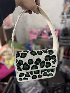 Indian Bohemian Style Designer Women's Large Capacity Handmade Messenger Evening Shopping Clutch <b>Bag</b> Beaded <b>Boho</b> Style Wholesale - Product Image 4