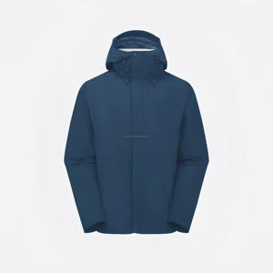 Chaqueta impermeable de exterior para hombre Capucha ajustable con cremalleras impermeables - Product Image 4