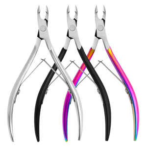 Premium 3PCS Stainless Steel <b>Nail</b> Care Tool <b>Set</b> Cuticle <b>Cutter</b> Manicure Pedicure Kit with Private Label Branding - Product Image 1
