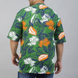 เสื้อยืดโอเวอร์ไซส์ทรงหลวมสำหรับผู้ชาย พิมพ์ลายได้ตามต้องการ ผ้าฝ้าย 100% ระบายอากาศได้ดี เสื้อผ้าสตรีทแวร์สำหรับฤดูร้อน คุณภาพสูง - Product Image 2