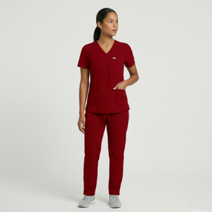 Unisex Hospital Nurse <b>Scrubs</b> Uniform <b>Set</b> Stand Collar Short Sleeve Custom Logo and Design Medical <b>Scrub</b> <b>Sets</b> Customized - Product Image 5