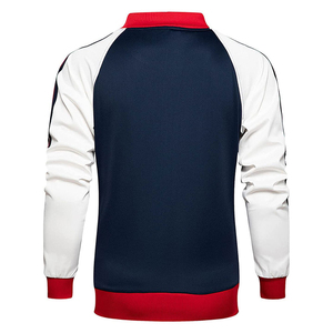 Men's Casual Sporty Tracksuit Plus Size Solid Color Blocking Full Sleeve Drawstring Closure Breathable Polyester Cotton Winter - Product Image 5