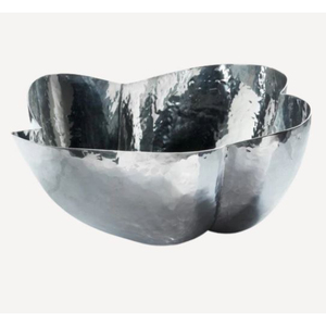 Bol décoratif en métal fait main, design corail, style contemporain, finition argentée, idéal pour cadeau, décoration intérieure, vente directe usine OEM - Product Image 3