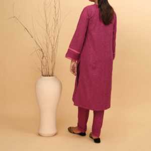 ชุด khaddar Co-Ord ผู้หญิง2ชิ้น PW4130พิมพ์ลาย - Product Image 1