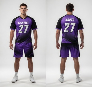 Uniformes de lacrosse sublimés en polyester de qualité professionnelle avec technologie de refroidissement avancée et impressions couleur vibrantes - Product Image 6