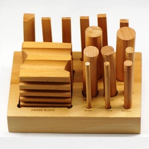 JIPSY Ensemble de blocs de façonnage et de poinçonnage en bois pour bijouterie, outils multifonctionnels pour le pliage, le façonnage et la mise en forme - Product Image 4