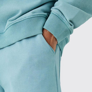 Joggers en molleton personnalisés de haute qualité avec logo, effet délavé, pantalons décontractés pour hommes très demandés, fabriqués en polyester de haute qualité - Product Image 3