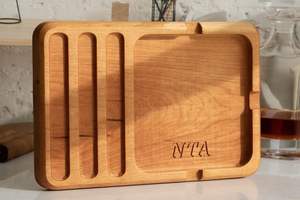 Cendrier à cigares élégant en bois pour la maison, le bureau et l'extérieur – Support à cigares pratique et raffiné, universel pour l'international - Product Image 3