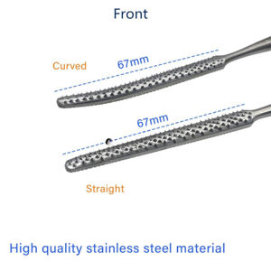 Râpe à os orthopédique, lime à os, râpe à trochlea en acier inoxydable, instrument chirurgical manuel - Product Image 4