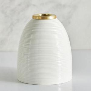 Marble Dome Shape <b>Bakhoor</b> Incense Burner with Brass Top <b>Oud</b> Burner Aromatherapy Home Fragrance Decor Export - Product Image 1