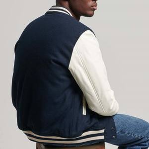 Chaqueta Bomber sin Cuello Estilo Letterman para Hombre, con Bordado Chenille, Logotipo Personalizado, Estilo Varsity, Ropa Urbana, Entrega Rápida - Product Image 2