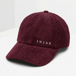 Gorra de Papá Personalizada de 6 Paneles Sin Estructura, Visera Precurvada de Pana, Bordado Plano, OEM ODM, Marca Privada, Venta al por Mayor, MOQ Bajo - Product Image 1