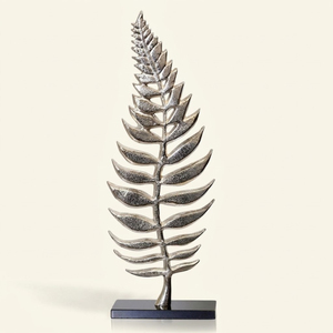 Escultura de Velero Spinnaker Plateado de Primera Calidad, Figura de Barco de Metal Fundido a Mano en Aluminio Pulido para Decoración de Hogar Costero de Lujo - Product Image 3