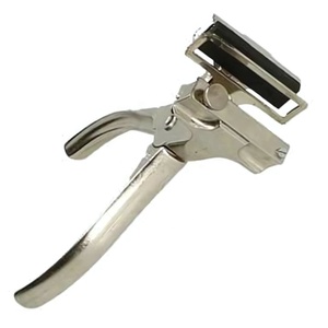 Pinze per <span class=keywords><strong>Tatuaggi</strong></span> Veterinari Nere a 5 Cifre, Attrezzatura per <span class=keywords><strong>Tatuaggi</strong></span> su Animali Domestici in Acciaio Inossidabile di Life Care - Product Image 4