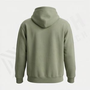 Sudadera Ligera Unisex para Fitness, Venta al por Mayor, Sudadera de Algodón para Invierno, Logotipo Bordado, Estilo Casual para Hombre, Color Personalizado - Product Image 2