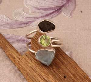 Luxury Multi-Row 925 Sterling <b>Silver</b> <b>Ring</b> Elegant High-Quality Layered <b>Statement</b> Band Wholesale Handcrafted Multi-Layer <b>Ring</b> - Product Image 5