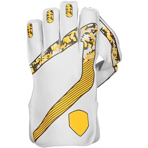 Guantes Profesionales de Críquet con Palma de Cuero Premium, Malla Transpirable en los Dedos, Cierre Ajustable en la Muñeca - Product Image 5