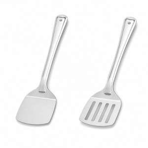 Spatule en acier inoxydable à prix direct usine avec manche martelé, ustensile de cuisine en métal, fournisseur en gros - Product Image 6